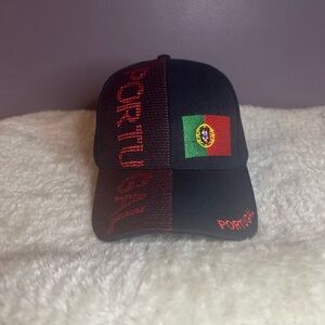 Portuguese Portugal Men's Embroidered Strap Back Adjustable Cap Hat